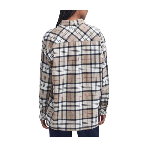 Barbour Camicia casual Camicia Donna Elishaw tartan Beige - Francavilla Moda